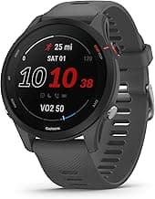 Forerunner 255, GPS Running Smartwatch, Advanced Insights, Long-Lasting Battery, Slate Gray